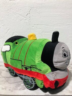 Thomas & Friends Percy Tank Engine #6 Train Plush Stuffed Pillow Large